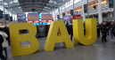 Full exhibition halls at Bau in Munich