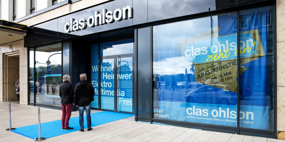 The first Clas Ohlson store in Germany, Hamburg
