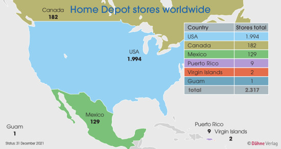 Home Depot grew by 21 locations wor - diyinternational