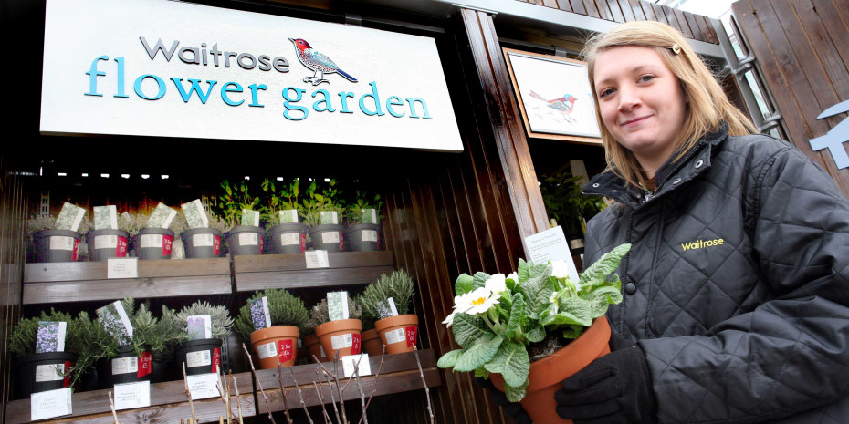 Waitrose, flower garden
