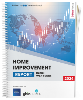 The new Home Improvement Report Retail Worldwide, weighing in at over 300 pages, was published today by Dähne Verlag.