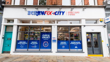 Screwfix opened six City stores in London