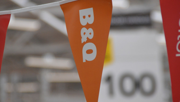 B&Q, Kingfisher's main sales line in the UK and Ireland, has seen a slight decline in sales.