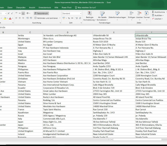 Whether in Europe or South America, the new data collection offers worldwide orientation. Here is an example of Easy in Argentina.