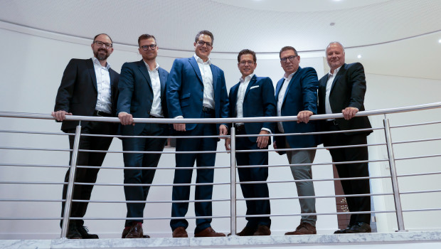 Christian Mascher (from left), Philipp Wenzel, Jan Ostendorf, Jens Ostendorf, Christian Laukamp and Stefan Heymann are forming the new team. 