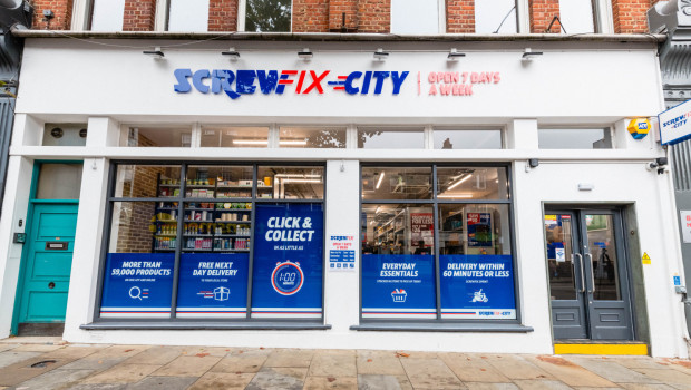 The new Screwfix City store in lIslington, London.